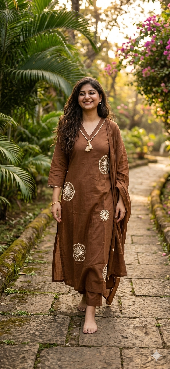 Mocha Muse Kurta Set ☕✨