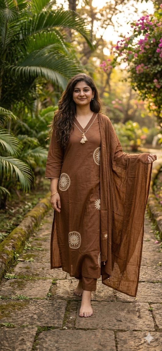 Mocha Muse Kurta Set ☕✨