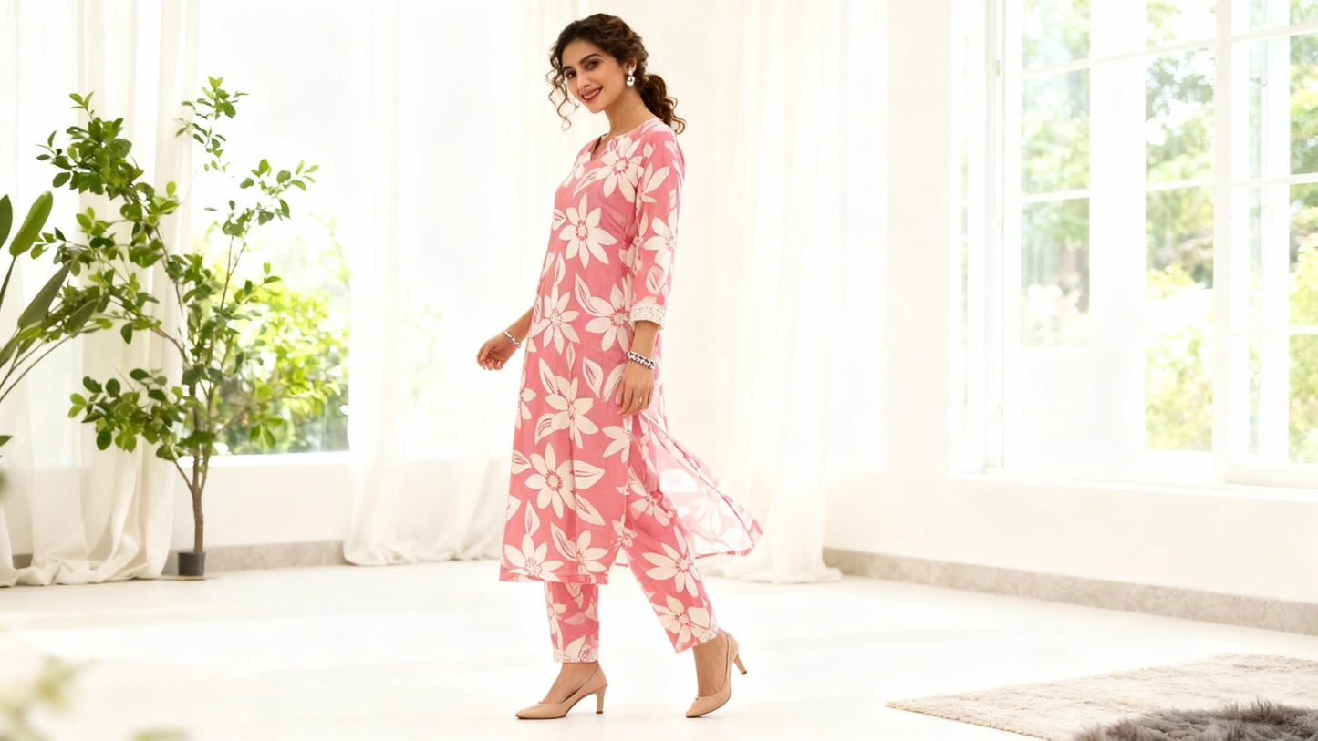 Blush Bloom Co-ord Set