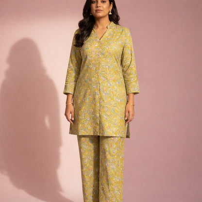 Sunehri Noor Pashmina Co-ord Set