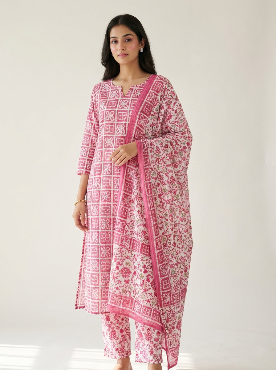 Gulaab Phool Everyday Kurta Set
