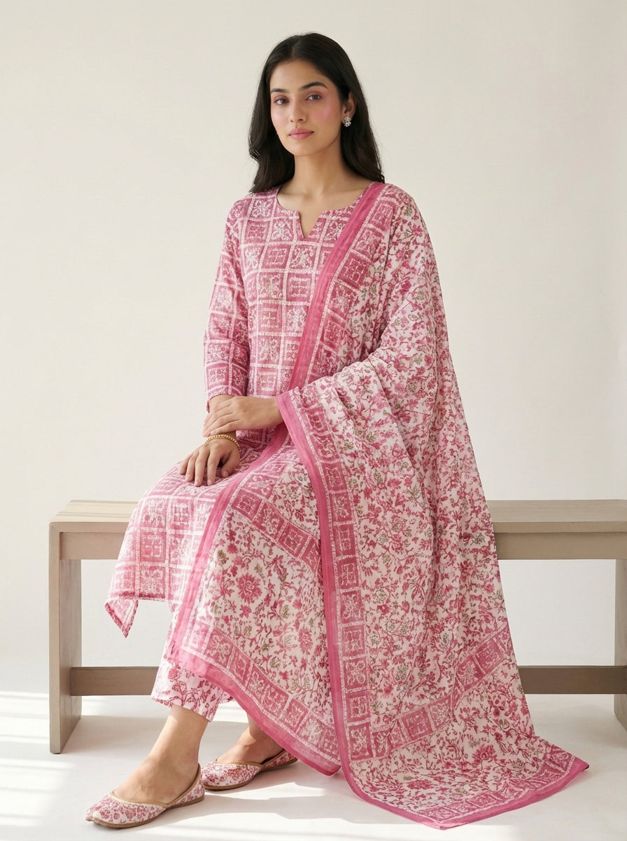 Gulaab Phool Everyday Kurta Set