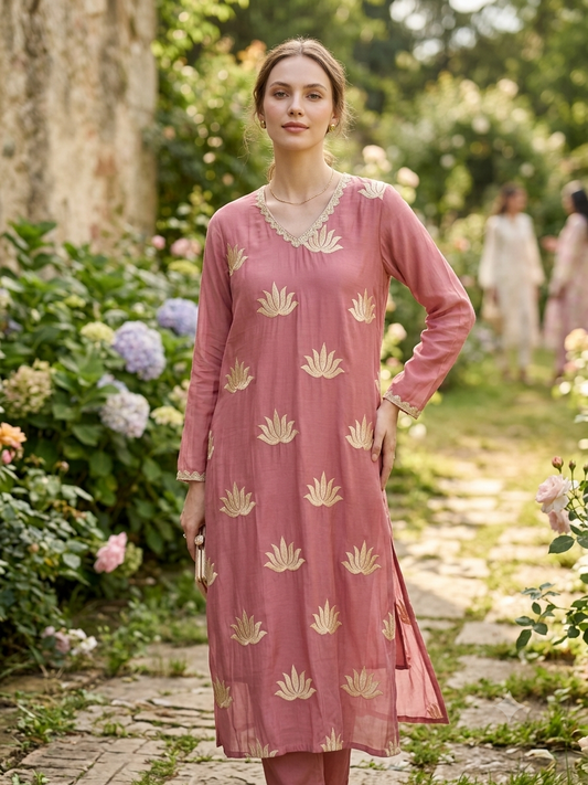 The Kamal Blossom Kurta Set