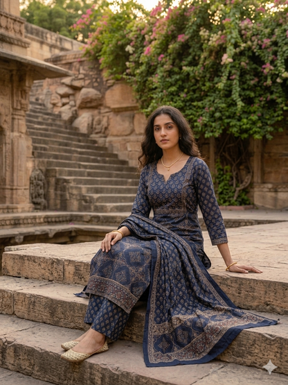 Midnight Royal Heritage Suit Set