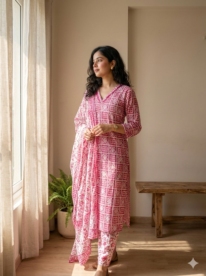 Gulaab Phool Everyday Kurta Set