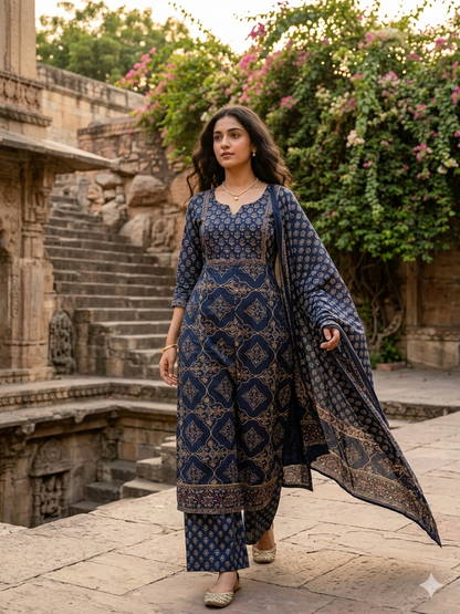 Midnight Royal Heritage Suit Set