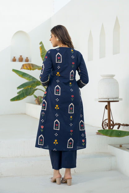 Noor Navy Suit Set 💙