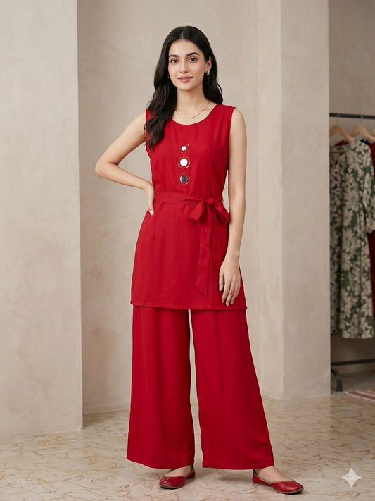 Ruby Radiance Co-ord Set ❤️✨