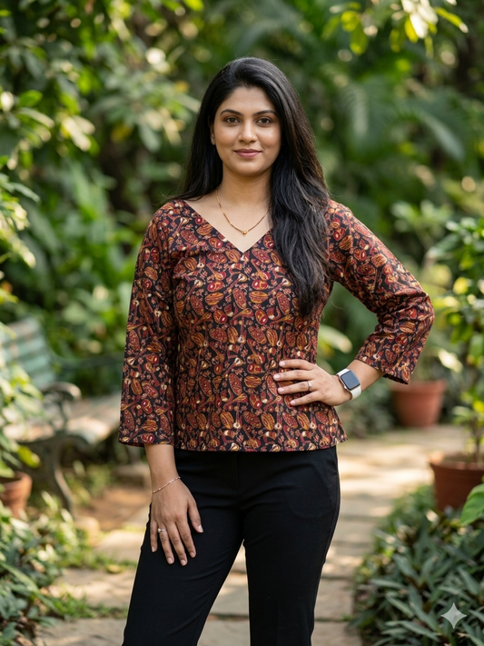 Raag Rhapsody Peplum Top 🎶