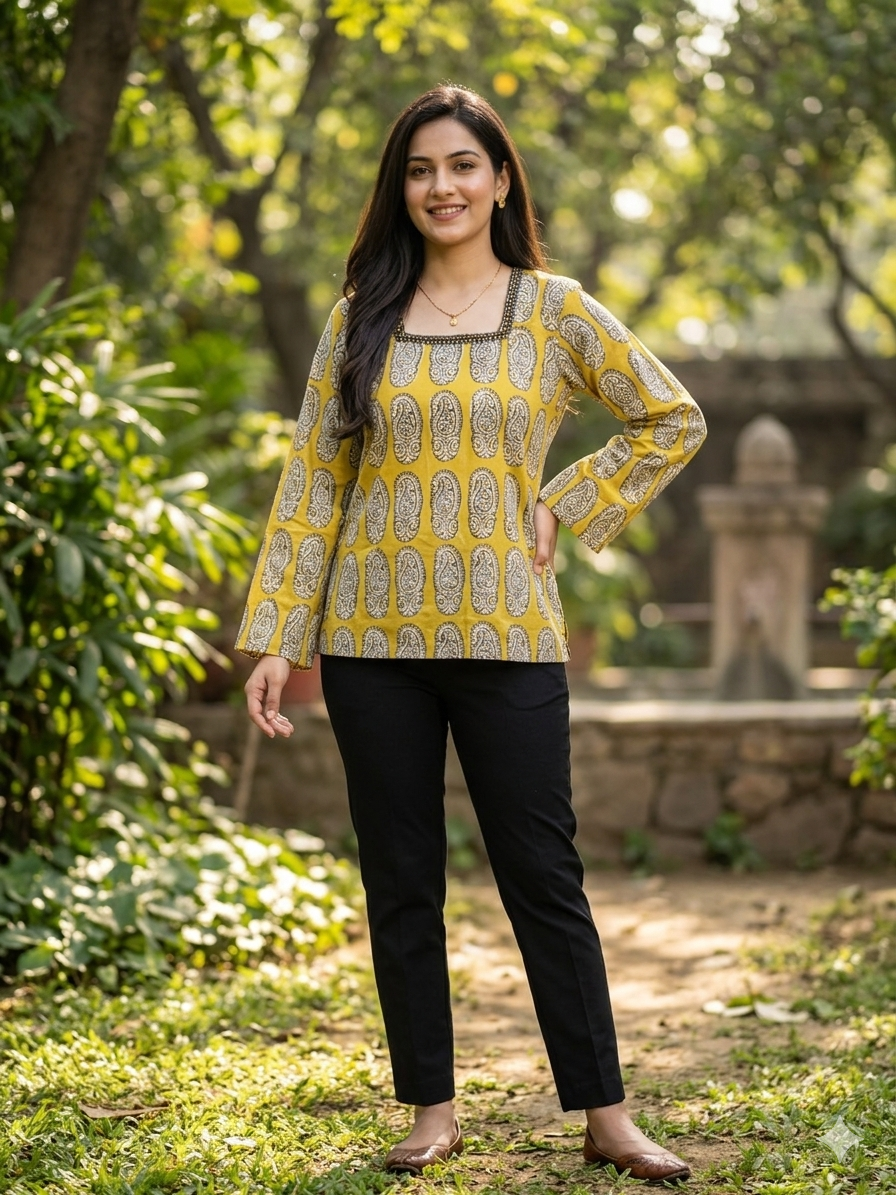 Golden Hour Flare Top ✨