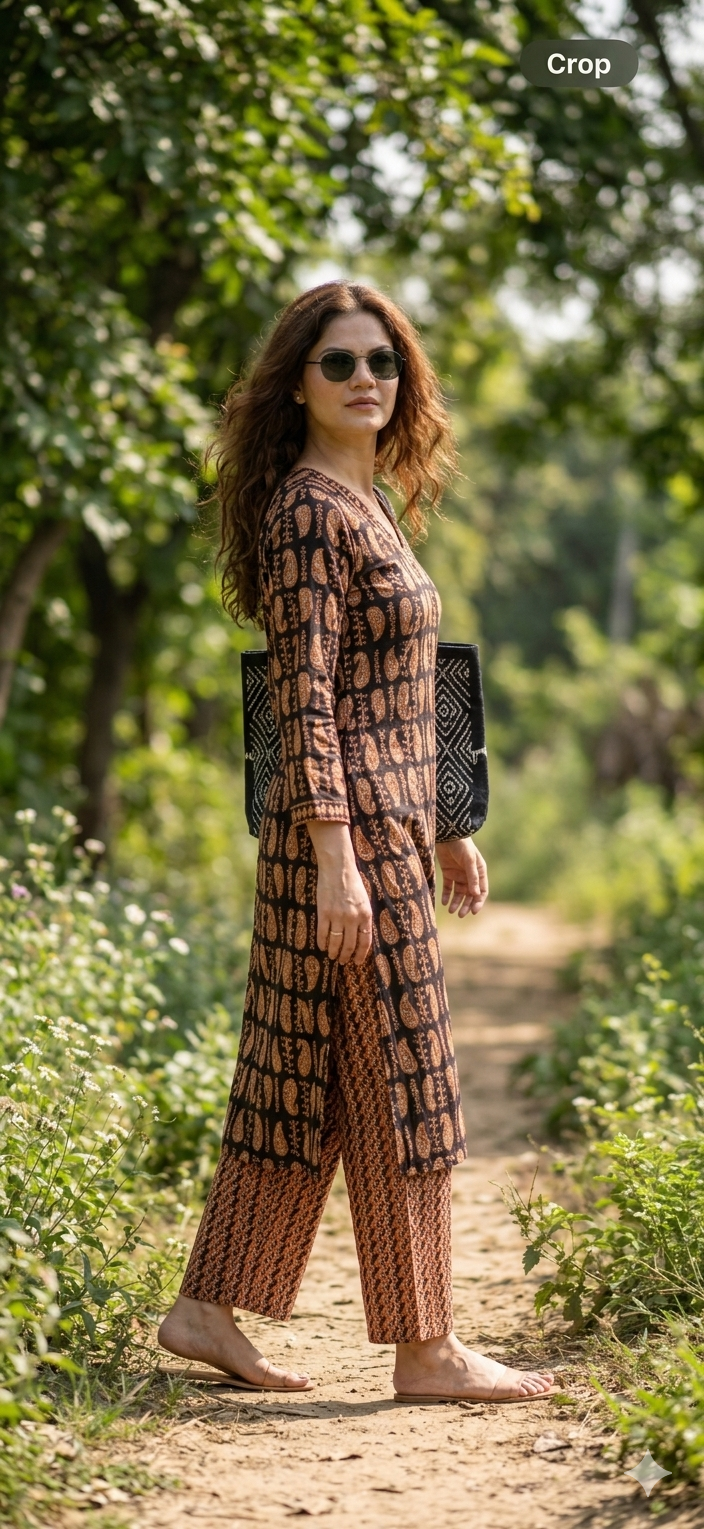 Kaya Block-Print Set