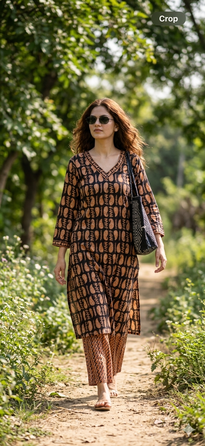Kaya Block-Print Set