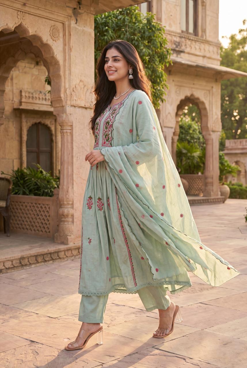 Mint Mehr Suit Set
