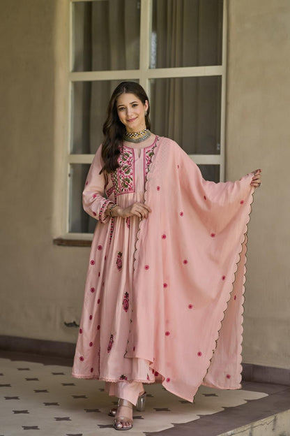 Gulbahaar Blush Suit Set