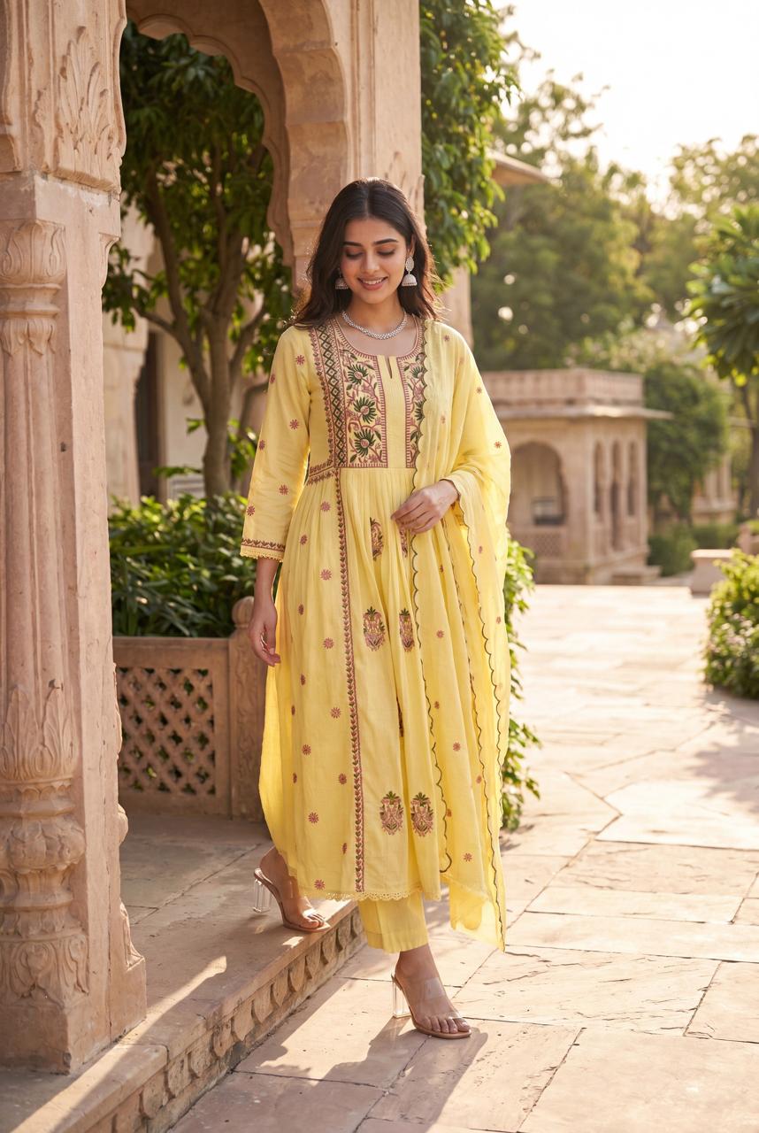 Sunehri Noor Suit Set