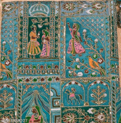 Royal Crimson Heritage Cotton Fabric