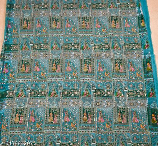 Royal Crimson Heritage Cotton Fabric