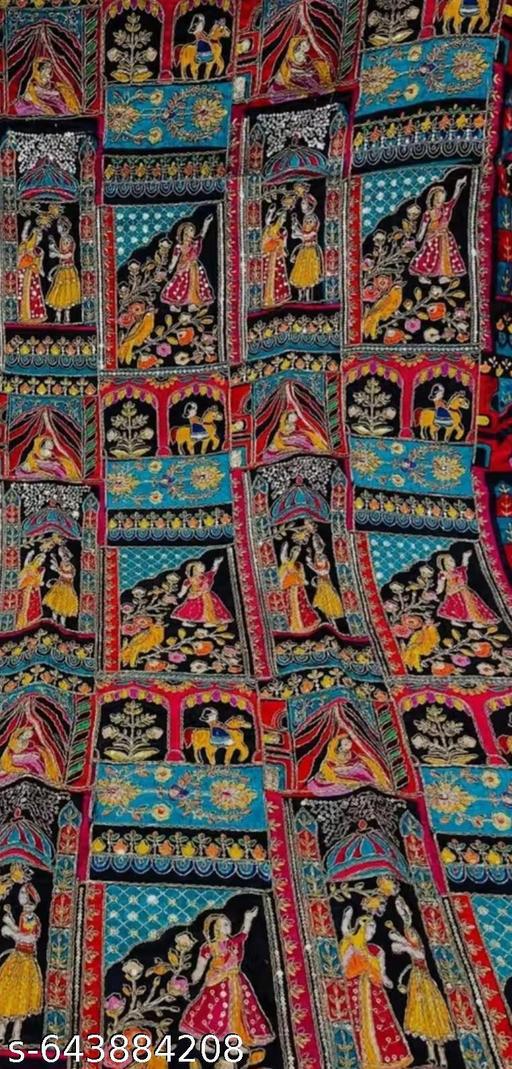 Royal Crimson Heritage Cotton Fabric