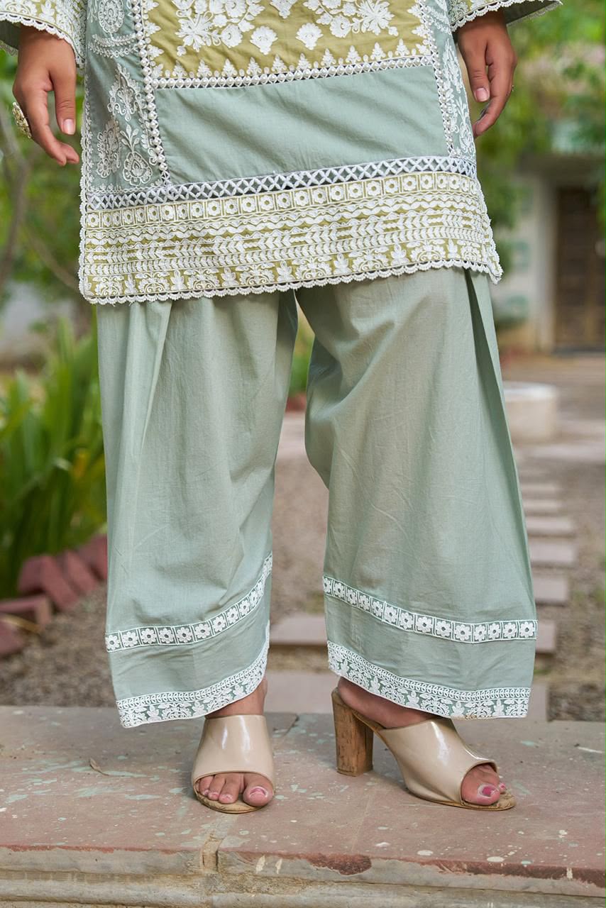 Pista Noor Farshi Salwar Set