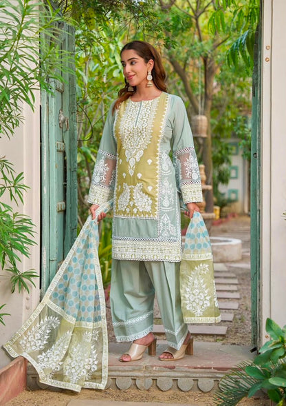 Pista Noor Farshi Salwar Set