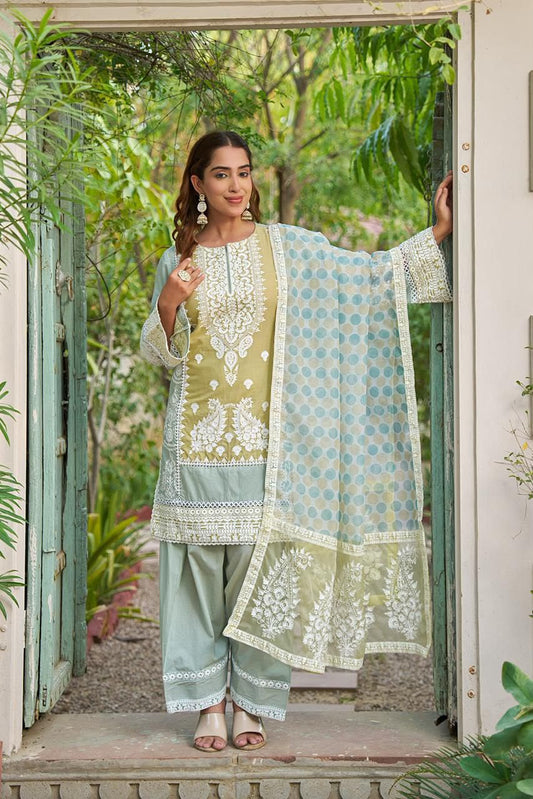 Pista Noor Farshi Salwar Set