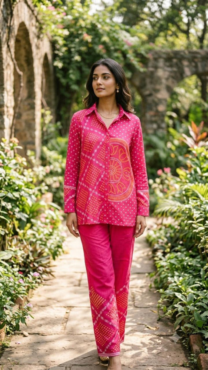 The Bandhani Breeze Co-ord Set