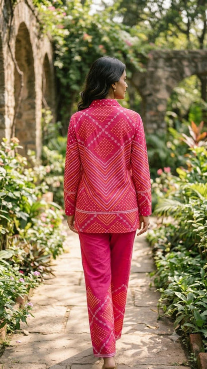 The Bandhani Breeze Co-ord Set