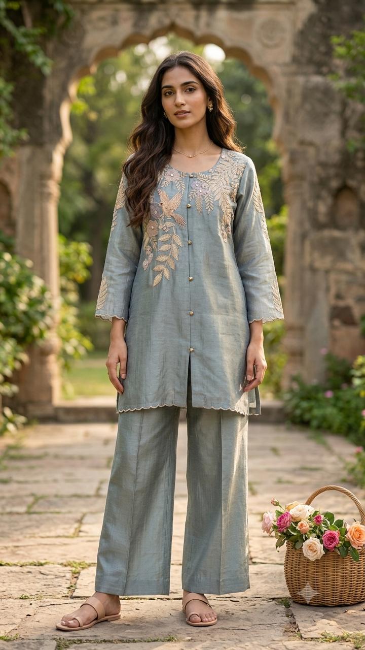 The Slate Blossom Co-ord Set