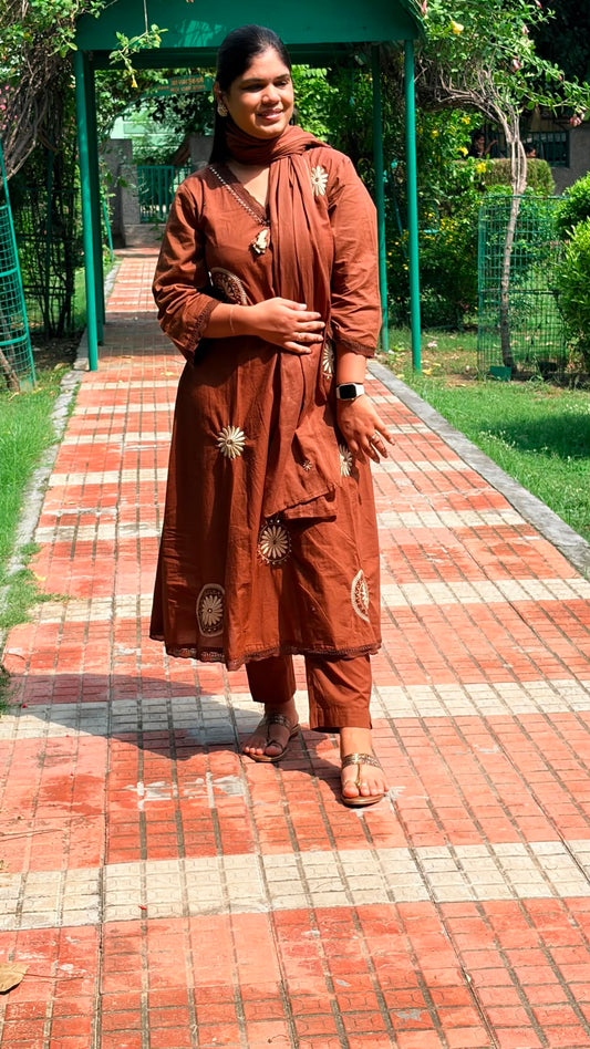 Mocha Muse Kurta Set ☕✨