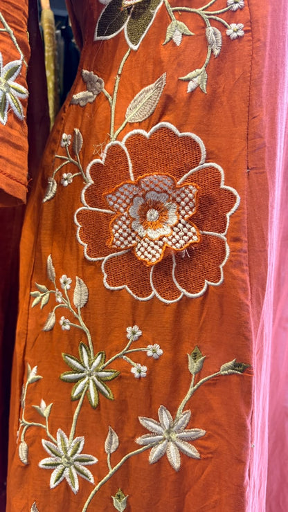 The Kesari Cutwork Suit Set