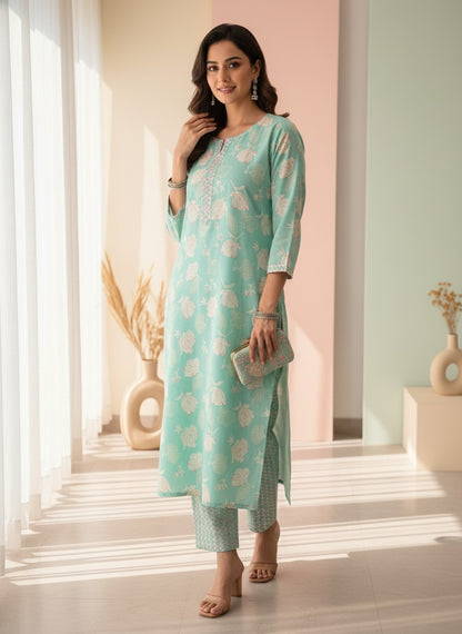 Noor-Mint Green Tone