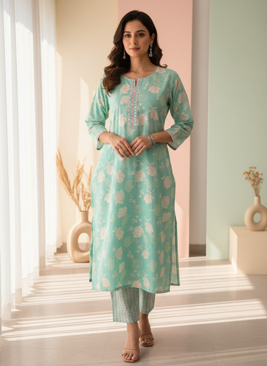 Noor-Mint Green Tone