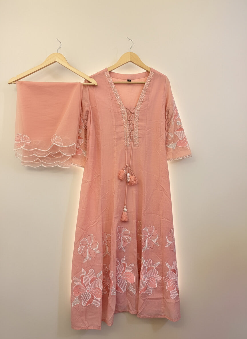 Peach Petal  Elegance