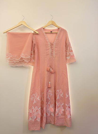 Peach Petal  Elegance