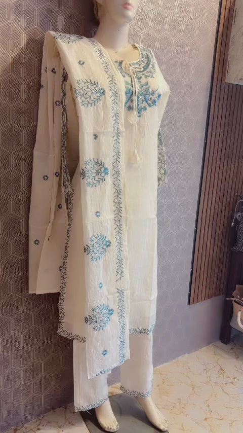 Ivory Ocean Kashida Set