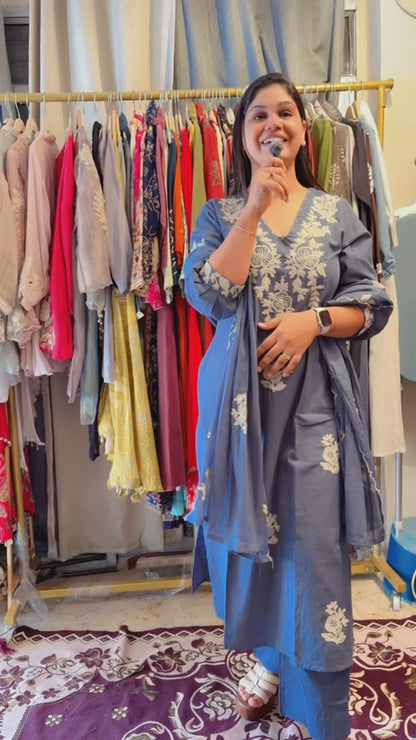 The Neelam Cutwork Suit Set